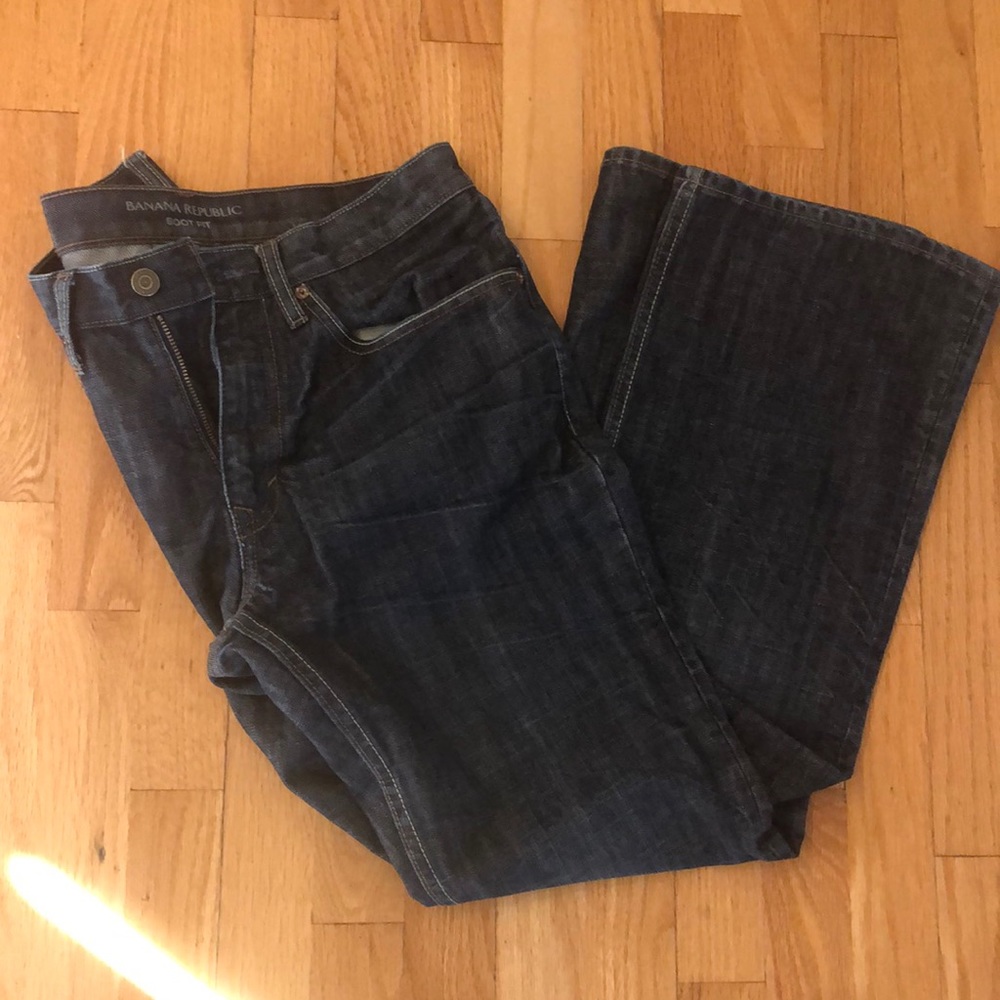 Banana Republic boot fit jeans.